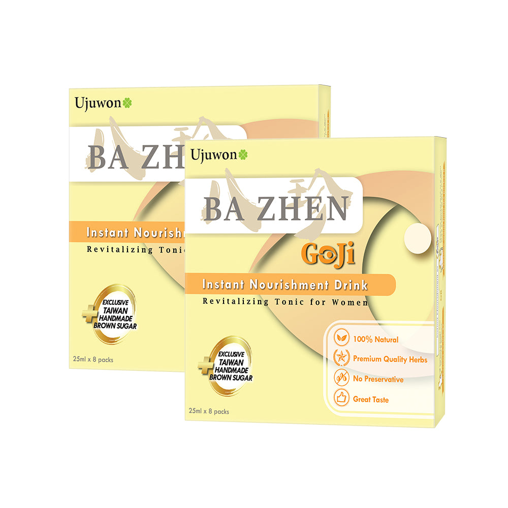 【Bundle of 2】Ujuwon Ba Zhen Goji Instant Nourishment Drink 8s x 2
