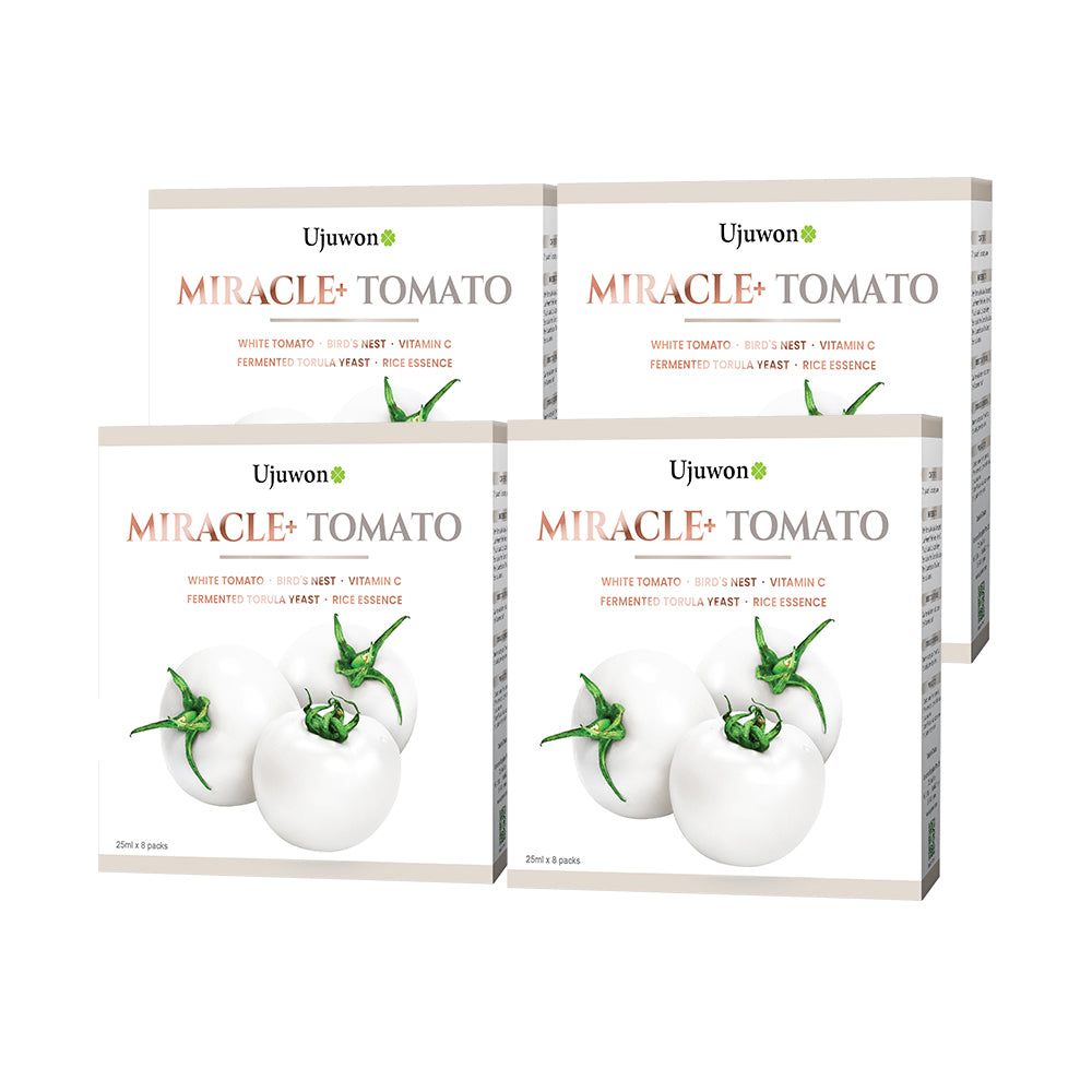 【4入組合】Ujuwon Miracle+ 奇蹟白番茄亮白飲 8入 x 4盒