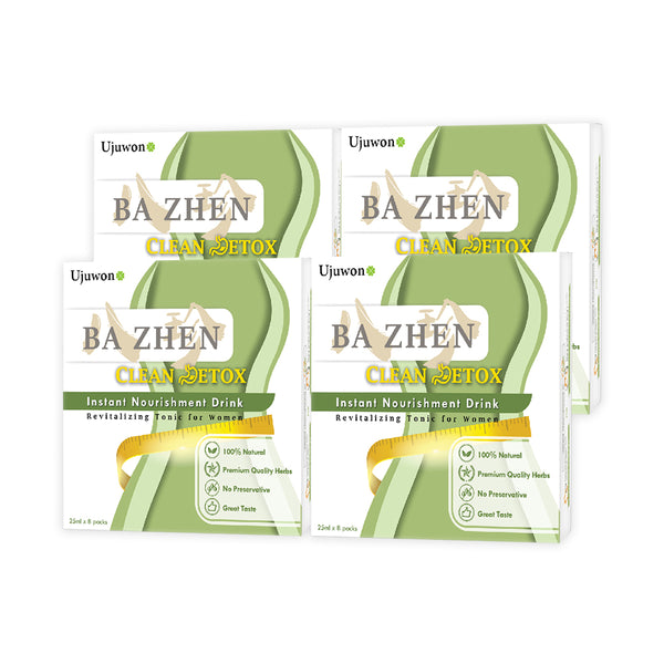 【Bundle of 4】Ujuwon Ba Zhen Clean Detox Instant Nourishment Drink 8s x 4